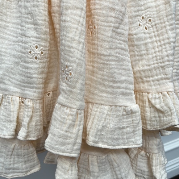 Creamy Mini Dress Size Small Perfect with Cowboy Boots ! Box 1 - Picture 9 of 10